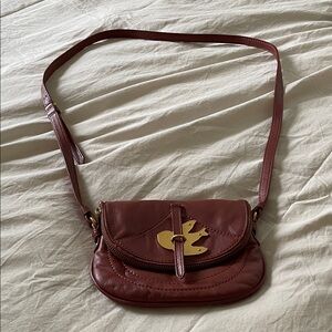 Marc by Marc Jacobs: Brown Leather Crossbody Bag